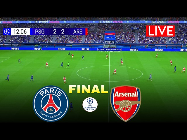 🔴 THE FINAL: PSG VS ARSENAL | CHAMPIONS LEAGUE | SIMULATION GAMEPLAY