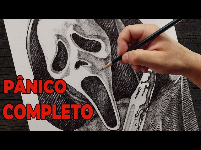 Como Desenhar o Ghostface | Tutorial Completo de Desenho | Pânico 7