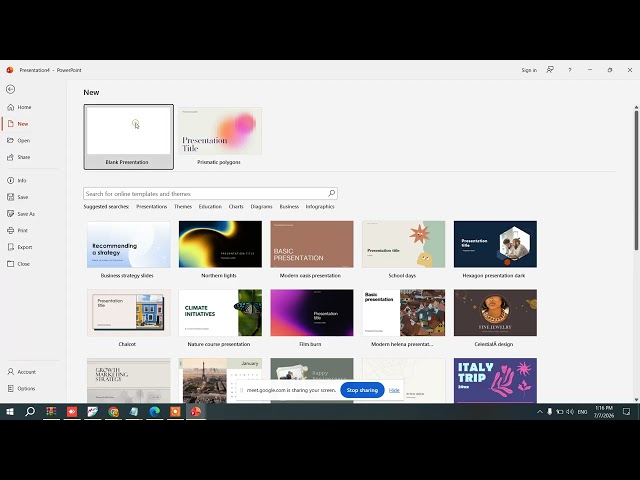 PowerPoint Class 1