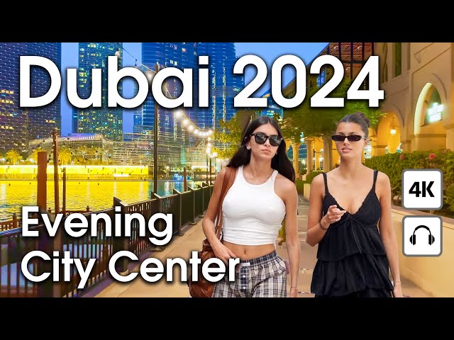 Dubai Live 24/7 🇦🇪 Wonderful Evening City Center [ 4K ] Walking Tour