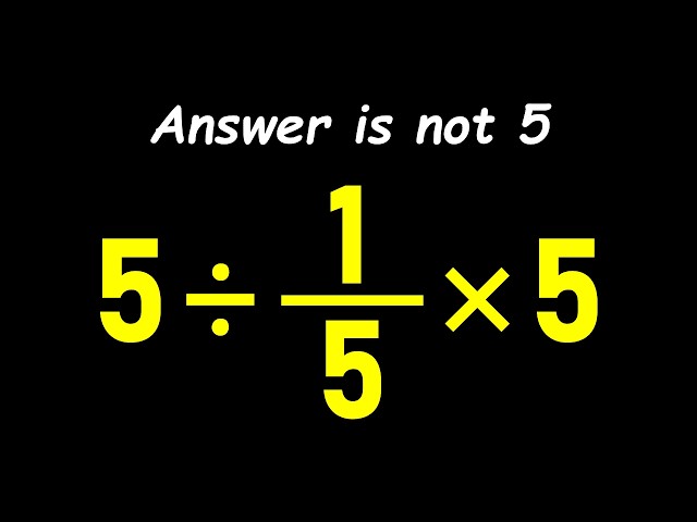 Only 1 in 3 Can Solve This Math Problem!