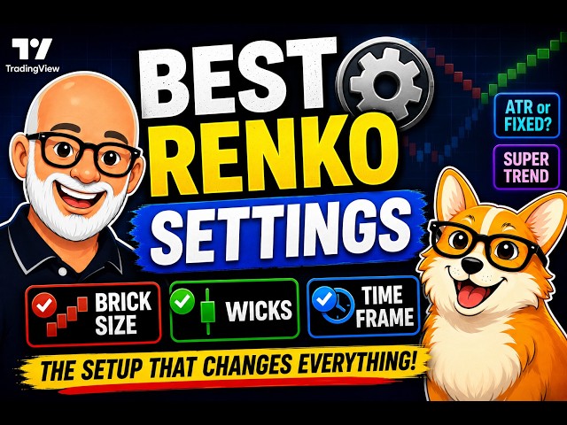 Best Renko Chart Settings for TradingView | Brick Size, Wicks & Timeframes