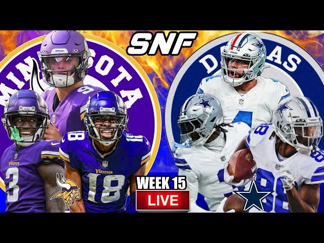 🏈 Vikings vs Cowboys, ULTIMATE Live Stream Reaction With Cowboys MELTDOWN Cam | SNF Week 15