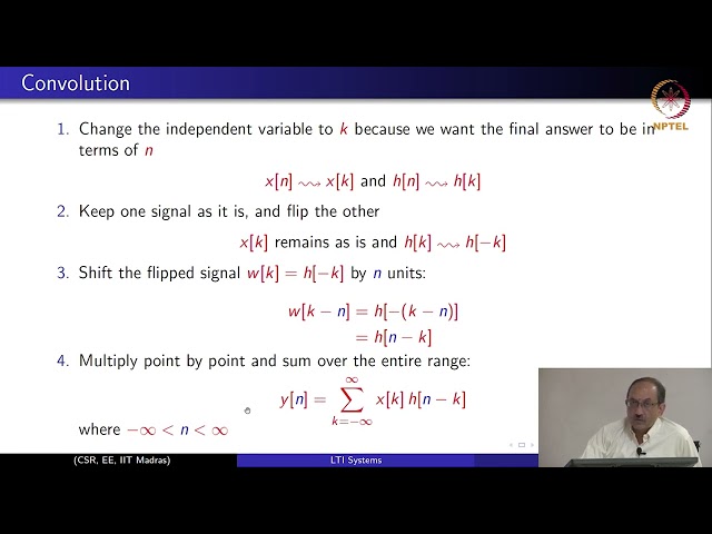 LTI systems, impulse response, and convolution #swayamprabha