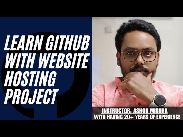 Learn GitHub With Website Hosting Project
