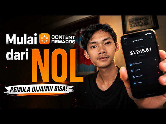 Mulai Content Rewards Dari NOL, Modal HP. Pemula Dijamin Bisa!