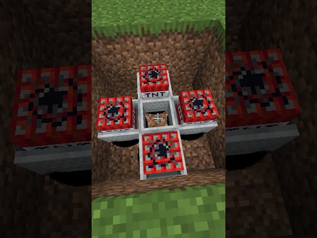 Minecraft Secret Mine Trap #shorts