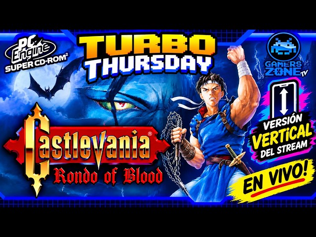 * ¡DRÁCULA REGRESÓ! 🦇 #TurboThursday #RondoOfBlood #pcengine #videojuegos