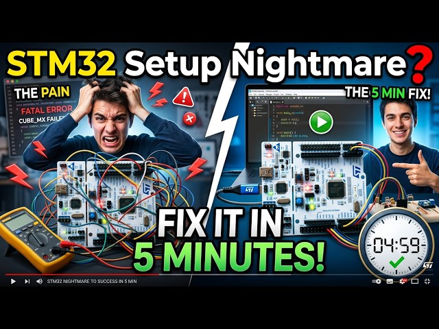 STM32 Setup is a Nightmare. Let’s Fix It in 5 Minutes.#pythonprojects #ai  #arduino #stm32