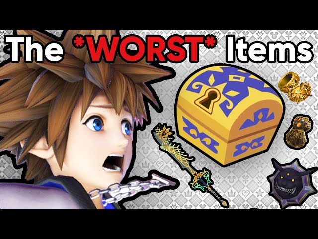 The 10 *WORST* Items To Unlock In The Kingdom Hearts Series!