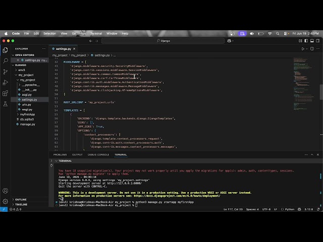 Create and Register Django App (Step-by-Step Beginner Tutorial)