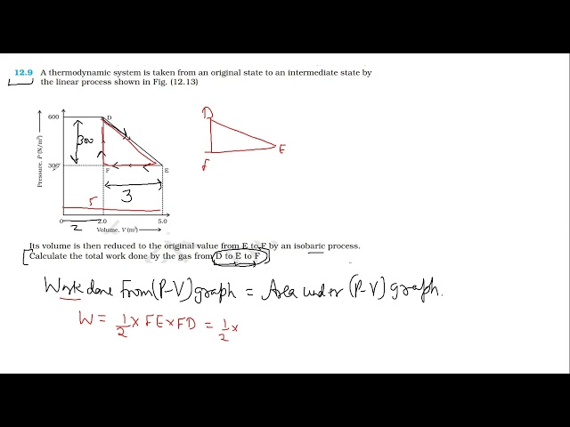 12.9NCERT EXCERCISES CLASS 11 PHYSICS THERMODYNAMICS CHAPTER 12