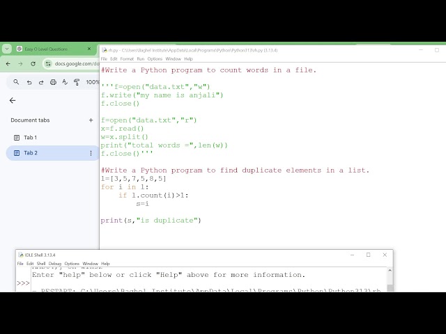 Python practical