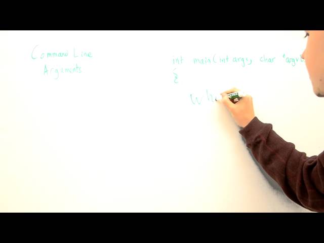 Command Line Arguments