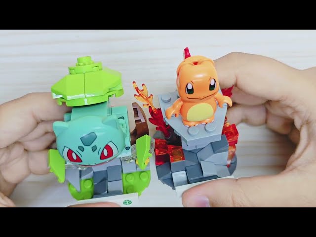 Building Bricks Keeppley Pokemon Ball •CHARMANDER• B0105 l Tutorial Lego Blocks