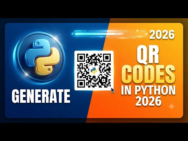 How to Generate QR Codes in Python (2026 Tutorial) | Step-by-Step