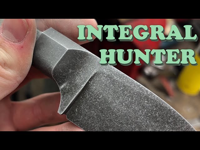 I Forged an Integral Bolster HUNTING Knife!!