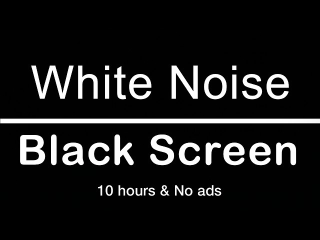 🔴 LIVE White Noise Black Screen | No Ads While Sleeping | Deep Sleep, Focus & Relaxation 24/7