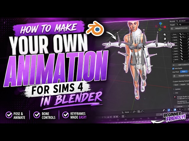 Beginner's Guide to Making Sims 4 Animations in Blender