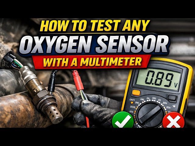 How to Test Any Oxygen Sensor with a Multimeter (Easy & Accurate)