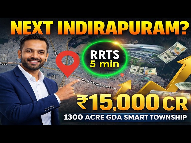 Harnandipuram Ghaziabad Location | 1300 Acres & ₹15,000 Cr Project | Next Indirapuram | GDA Township
