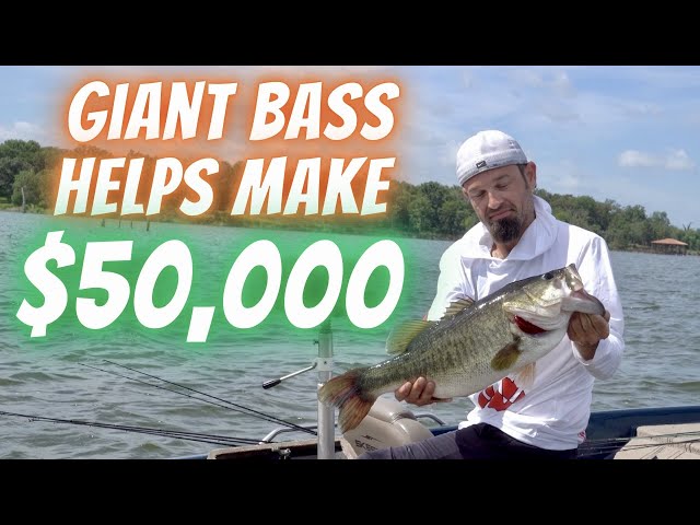 Giant Bass Helps Make Over $50,000!!! Lake Fork Summer Bass Fishing Tournament!