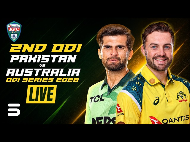 Live | Pakistan vs Australia | Match 02 | ODI Series 2026 | PCB | M9J1H