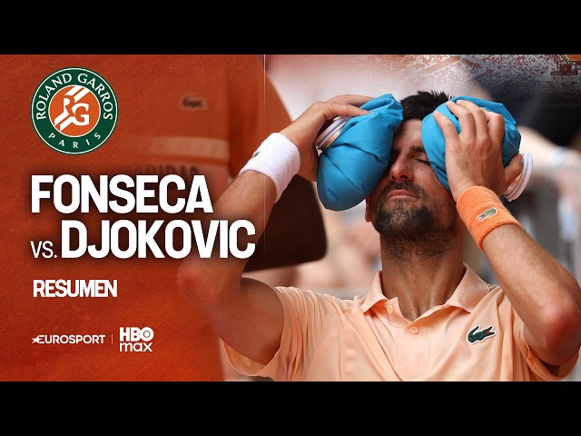 Joao FONSECA vs Novak DJOKOVIC | Resumen y resultado - Tercera ronda | ROLAND-GARROS 2026