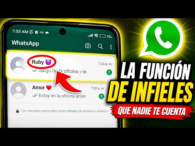La función que están usando los infieles en WhatsApp