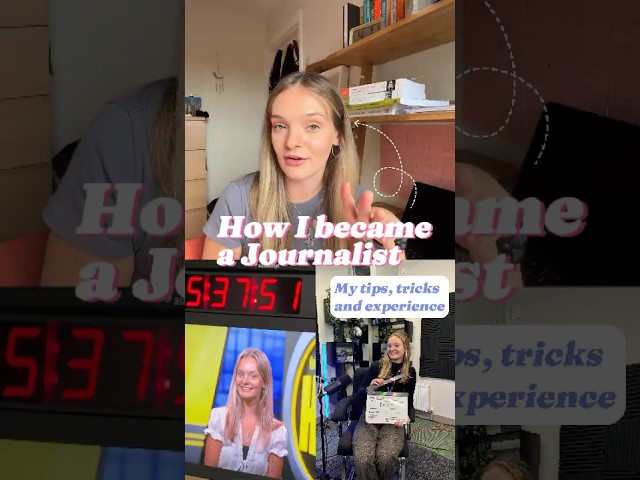 How I became a journalist: my apprenticeship scheme and how I got accepted #careeradvice #journalism