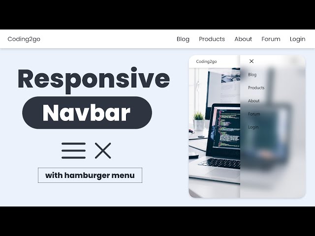 How to create a Responsive Navigation Bar (for beginners)