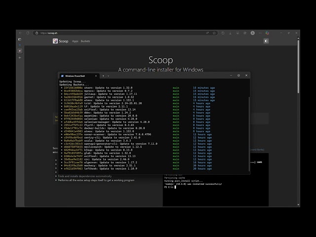 Scoop install Mariadb