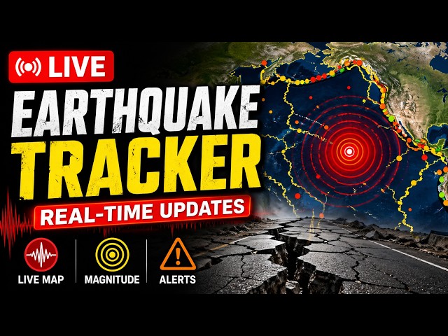 🌍 LIVE: Worldwide Earthquake Monitor 24/7