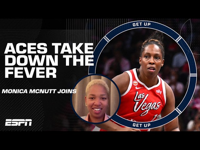 Monica McNutt reacts to Chelsea Gray's GAME-WINNING BUZZER-BEATER 🔥 | Get Up