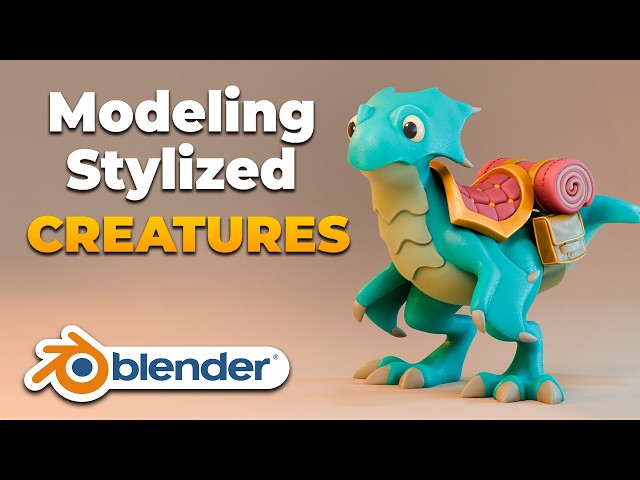 Creating a Stylized Creature in BLENDER | My 3D Workflow