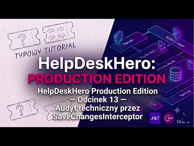 HelpDeskHero — automatyczny audyt encji przez SaveChangesInterceptor