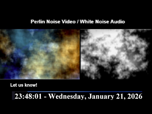 LIVE Paranormal Experiment Stream: Perlin Noise Video & Live Filtered Experiment Audio