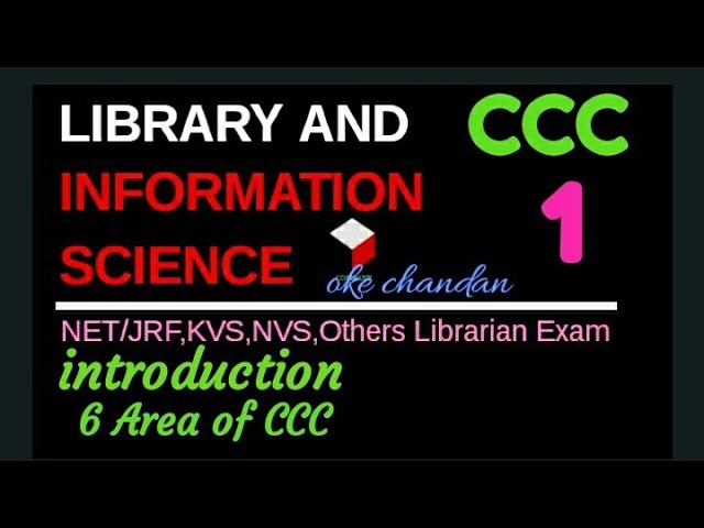 CCC introduction @thelisokeofficial Cataloguing practi Library science most important topic by OKE CHANDAN
