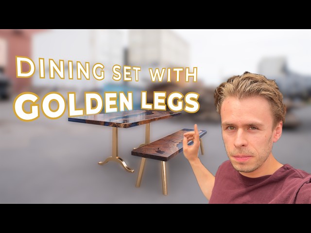Our Client Asked For Gold Legs On Her Dining Set