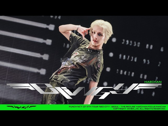 [4K] HAECHAN 'Blingy' Fancam | NCT 127 THE REDLINE SEOUL (해찬 직캠)
