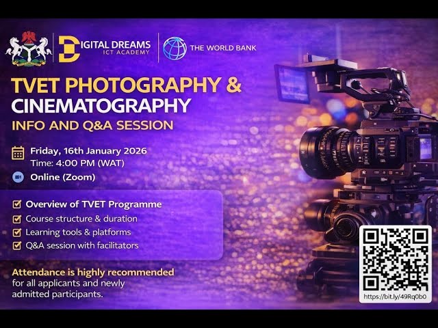 TVET PROGRAMME INFO/Q&A SESSION - EVERTHING YOU NEED TO KNOW ABOUT THE PROGRAM