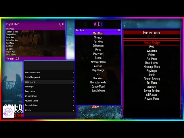 I tried Random BO3 Mod Menus on Zombies | GSC Menu Showcases (Sort of)
