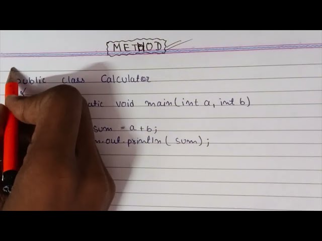How to use methods in Java: Class 9 made easys
