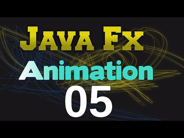 Java Animation Tutorial  ( How to make Animation in JavaFX ) Path Transition