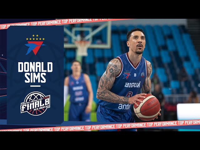 Donald Sims (37 points) Highlights Bigua vs. Boca Juniors
