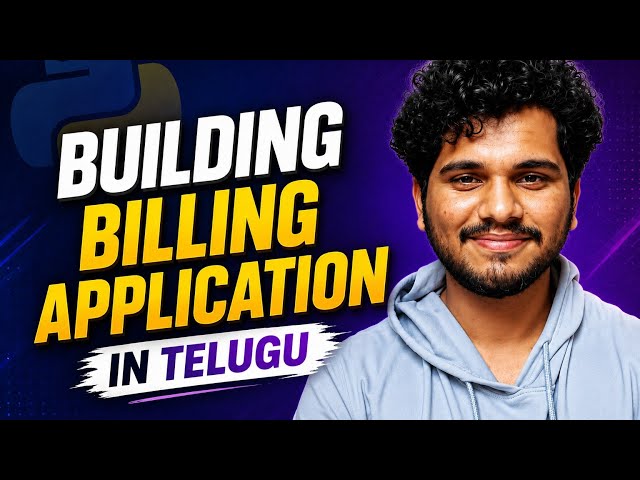 Build Your First Application using Python | Python Tutorial | in Telugu