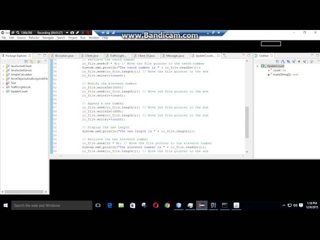 final project demonstration video (java sockets, MultiThreaded, Encryption)