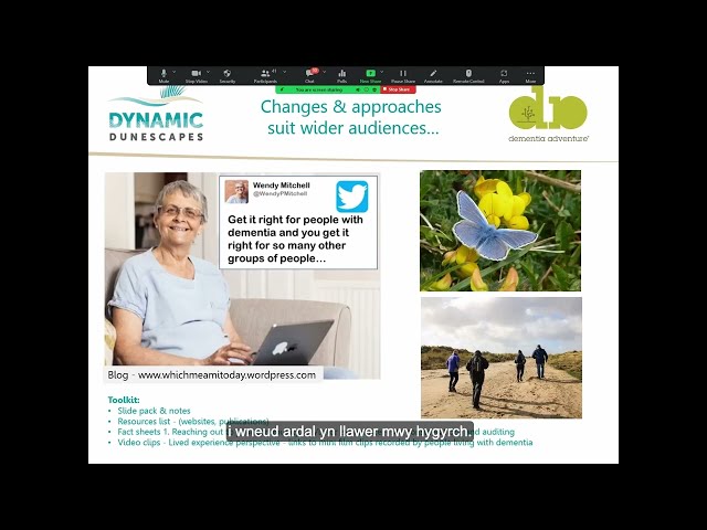 Dynamic Dunescapes Dementia Awareness Toolkit: Making your site more accessible