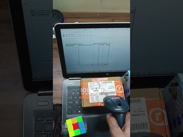 Bar code scanner IoT Device data record in Google sheet using Arduino IDE esp8266 esp32