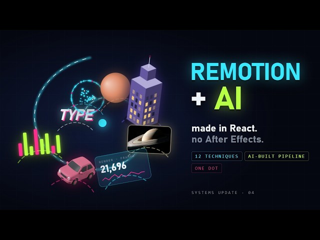 Code Gets a Camera: 12 Motion Graphics Techniques in Remotion